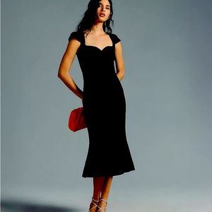 NWT 2x Anthropologie black hourglass dress